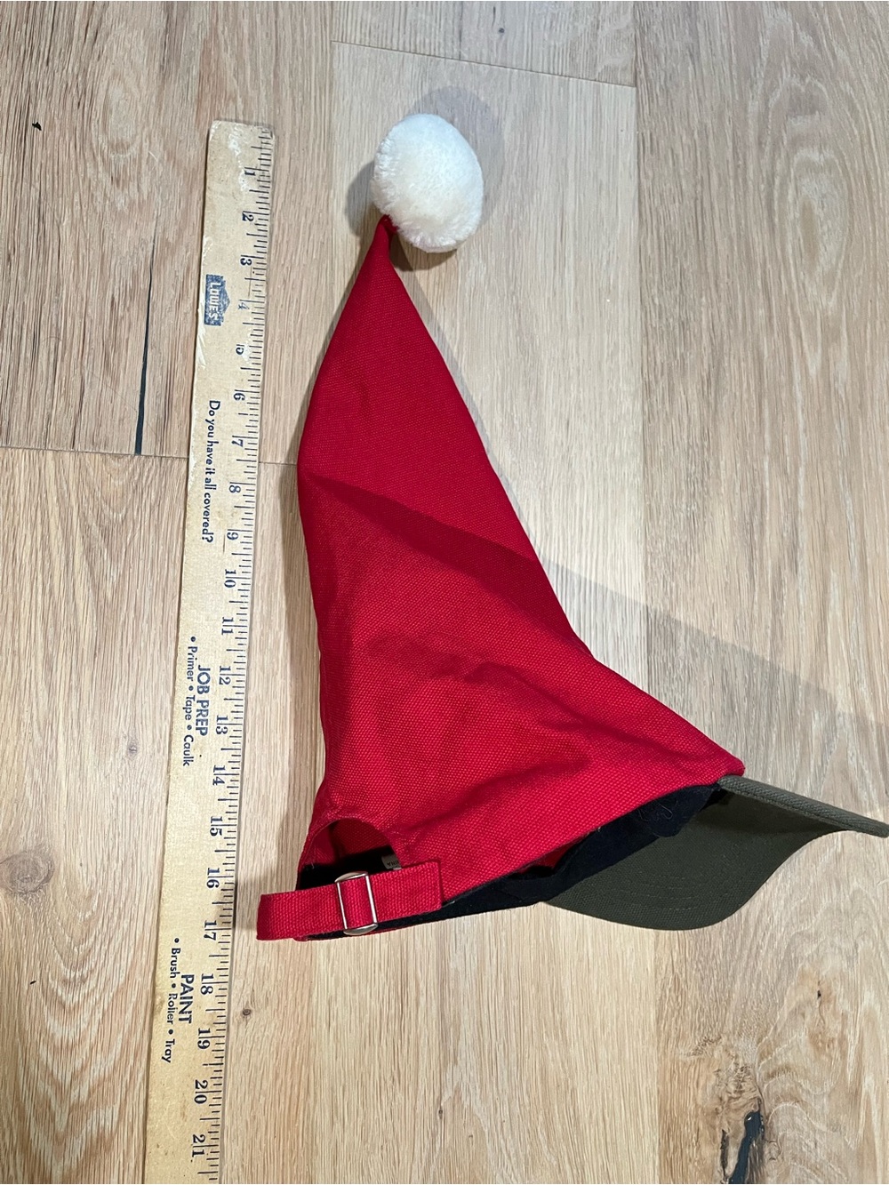 Duluth Trading Co Red Cotton Cap with Black Sweatband